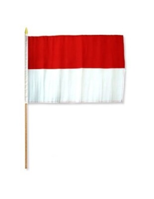 Monaco 12'' x 18'' Mounted Flag