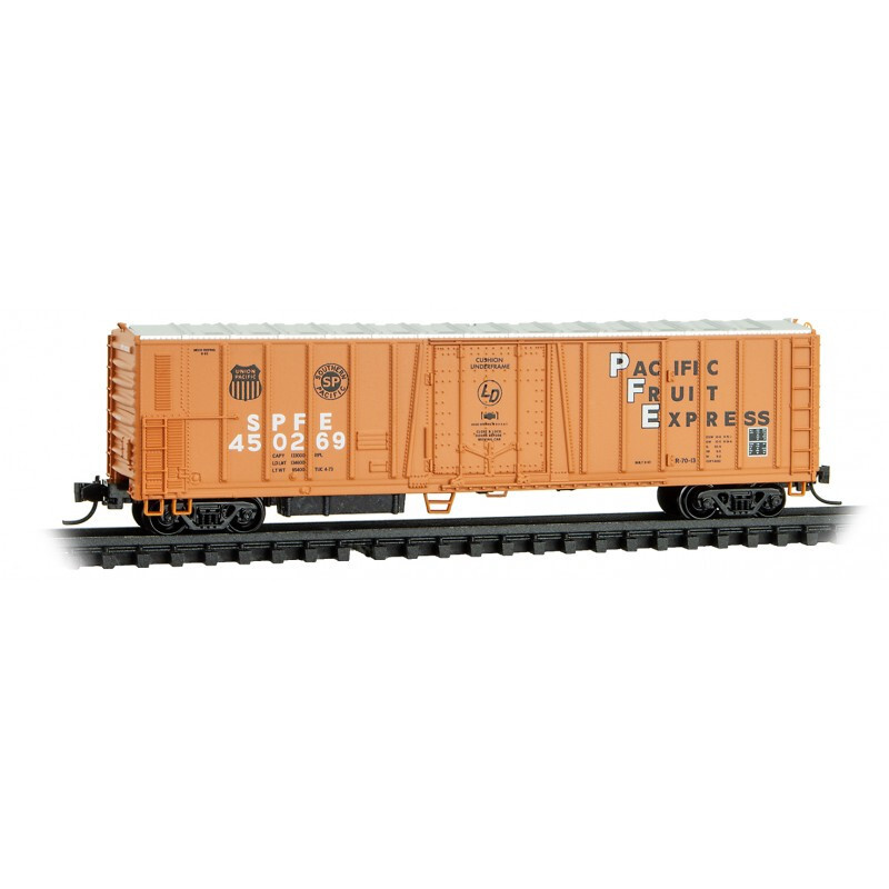 N Micro Trains 081 00 051 PFE Pacific F Express 51' Rib S