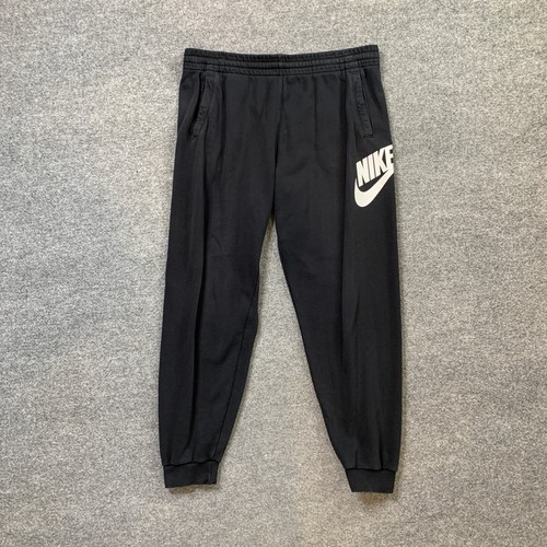 Nike Jogger Big Boy Youth XL Extra Large Black Fleece Lined Sportswear Sweatpant - Picture 2 of 11