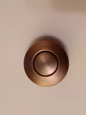 Sink Top Push Button Replacement for Insinkerator Air Switch Garbage / Red Oil
