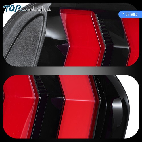 VLAND Red LED Tail Lights For 2015-2023 Ford Mustang 5Modes Style w/Sequential - Picture 8 of 14