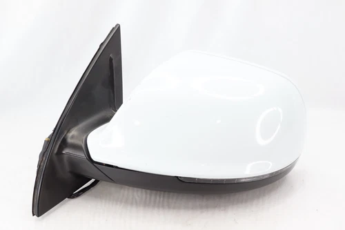 ✅ 2013-2015 Audi Q7 Driver Left Side View Power Door Mirror White OEM