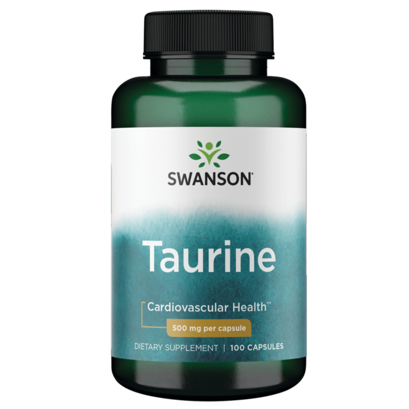 Swanson Taurine 500 mg 100 Capsules