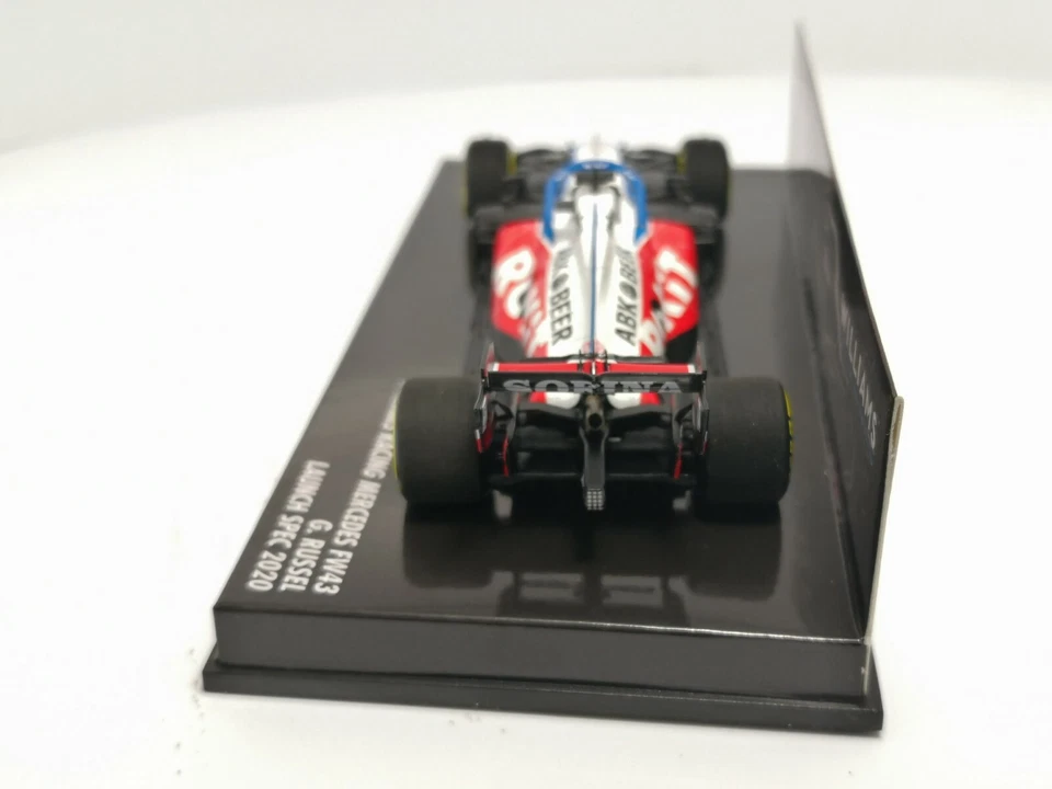ULTRA RARE WILLIAMS FW43 RUSSELL LAUNCH VERSION 2020 1:43 MINICHAMPS 417200063 - Immagine 3 di 4
