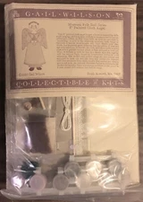 VINTAGE GAIL WILSON DUGGAN PAINTED CLOTH LARGE ANGEL 1990 KIT