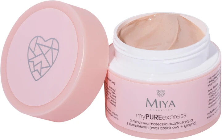 Miya My Pure Express 5-minute Cleansing Mask A zelaic Acid + Glycine Vegan 50g