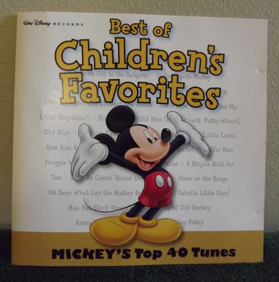 Walt Disney's Best of Children's Favorites - Mickey's Top 40