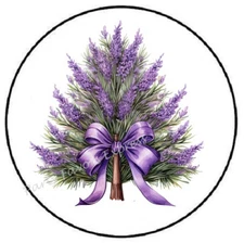 LAVENDER TREE ENVELOPE SEALS LABELS STICKERS PARTY FAVORS