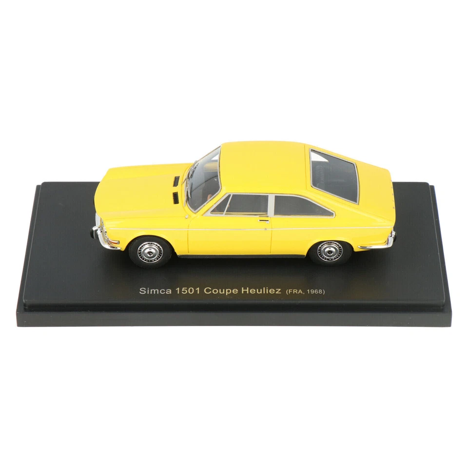 SIMCA 1501 COUPE HEULIEZ GIALLO 1968 AUTOCULT 60080 1:43 AVENUE 43 - Immagine 4 di 4