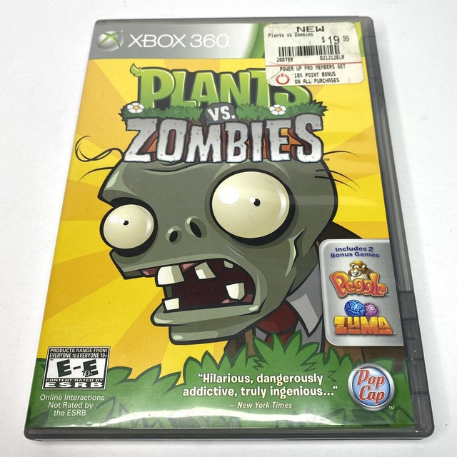 Plants vs. Zombies (Microsoft Xbox 360, 2010) for sale