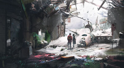 Aircraft art ismail inceoglu concept science Custom Gaming Mat Desk 3817