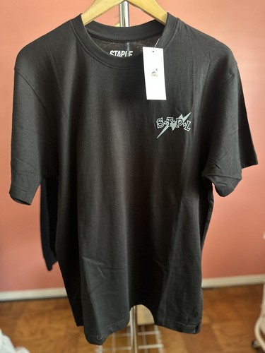 Staple Pigeon Black Shirt, Size Medium, NWT - Picture 4 of 5