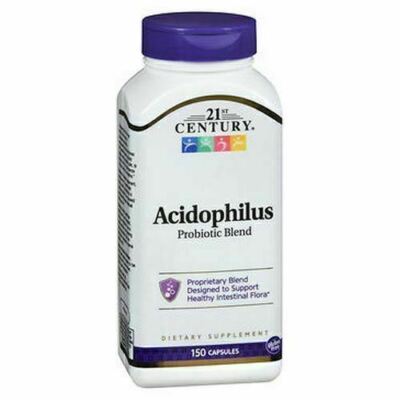 21st Century Acidophilus Probiotic Blend Capsules  150 Capss By 21st Century