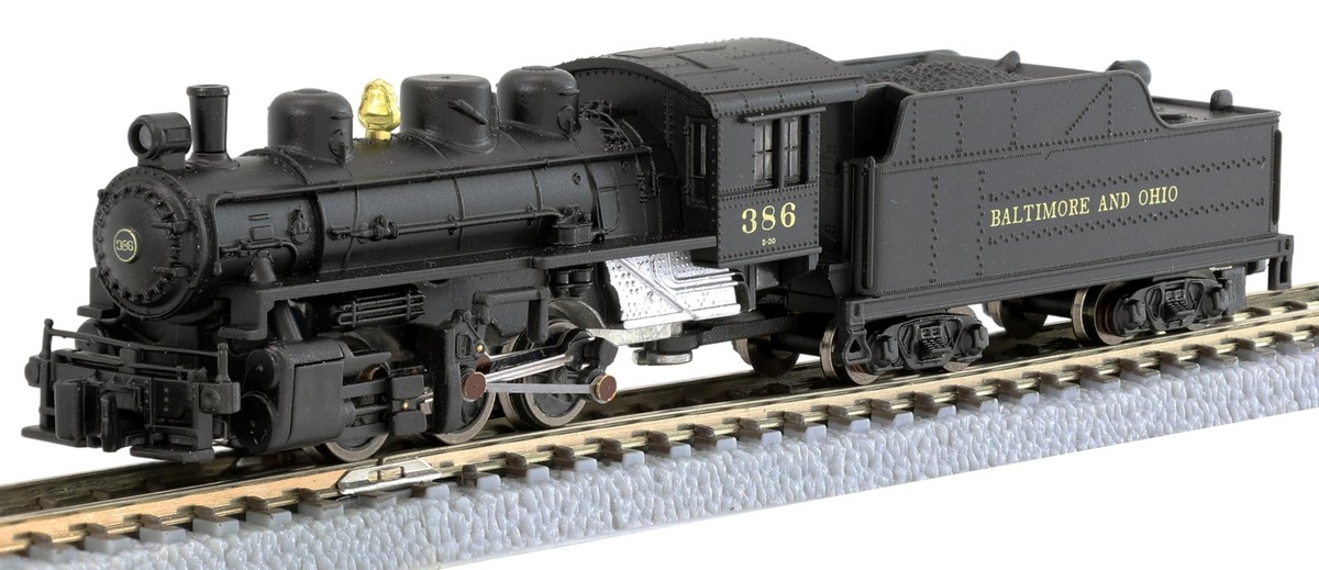 Rokuhan Z Gauge USRA 0-6-0 Baltimore & Ohio #386 Steam Rokuhan Z Gauge USRA 0-6-0 Baltimore & Ohio #386 Steam