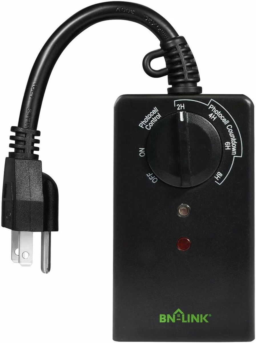 Remote Photocell 3-Outlet Control Timer