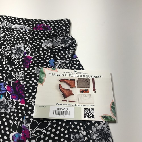 Torrid Skirt Womens Size 3 Black White Dot Floral Print Pull On Stretch Swing - Picture 10 of 13