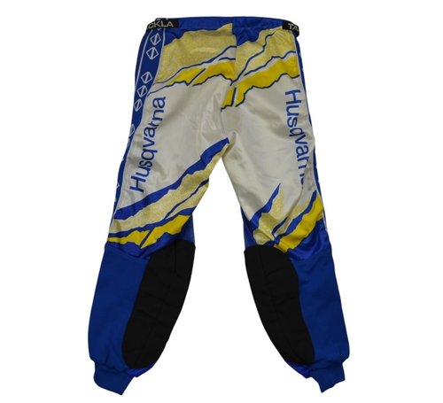 Vintage TACKLA Husqvarna Team Kari Tiainen Motocross Pants Size 34 - Bild 2 von 19