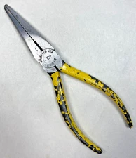 Vintage Kraeuter Tools No. 1780-7 Long Nose Pliers w/ Side Cutters USA Tool