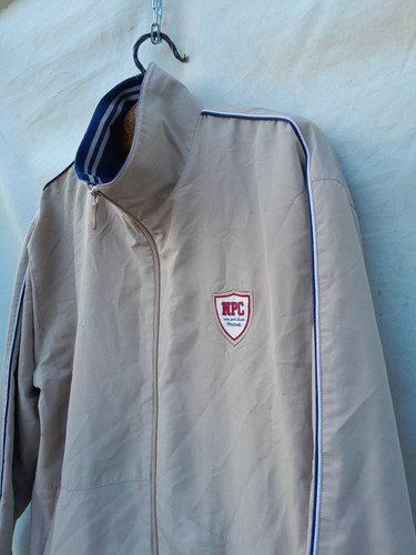 Vintage Reebok Windbreaker Jacket Men's Large Beige Oversized 90s Y2k - Picture 2 of 10