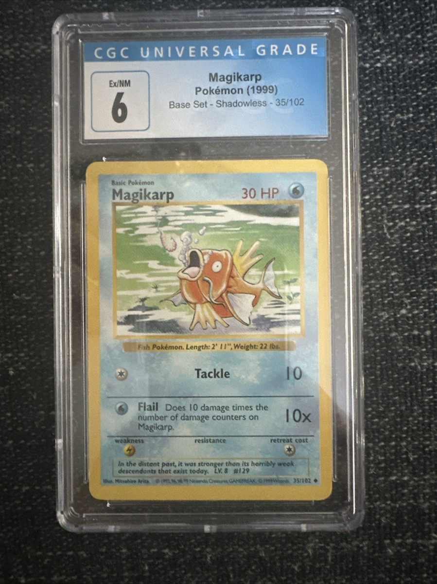 Magikarp 035/102 Base Set (Shadowless) Regular for sale