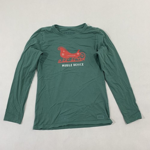 Shirt Womens Small Green Crusher Mobile 