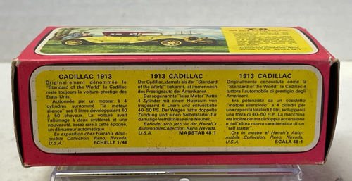 Matchbox Models of Yesteryear Gold 1913 Cadillac Y-6 Original Box Lesney - Picture 10 of 12
