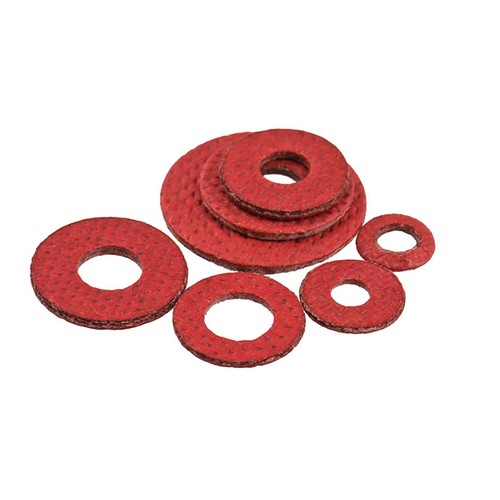 Red Steel Paper Washers Inner Diameter 0.5mm/0.8mm/1mm Size M2 M2.5 M3 M4 - M8 - Picture 10 of 12