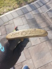 Vintage ACUSHNET Brass Putter LA FEMME Bulls Eye 32.5โ Right Handed USA Made