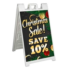 CHRISTMAS SALE SAVE 10% Signicade 24x36 A Frame Sidewalk Sign Double Sided