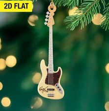 Personalized Bass Guitar Christmas Ornament 2025, Custom Bass Guitar Tree Decor,