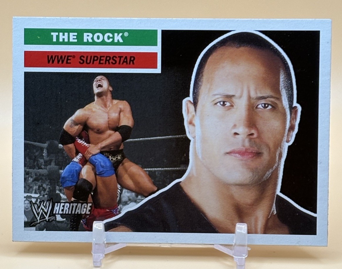 2005 Topps Heritage WWE Superstar The Rock #10