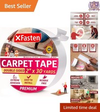 Heavy Duty Double Sided Carpet Tape 2x30 Yards Anti Slip Rug Grip Film
