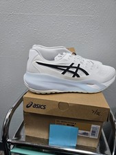 Asics Gel-Resolution X Men White/Black Tennis Shoe NEW