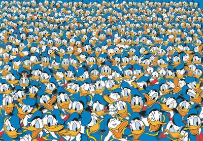 Puzzle (1000 T.) Das unmögliche Puzzle | Donald Duck (Clementoni) NEU/OVP