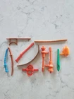 TMNT Vintage Action Figure Accessories Weapons Teenage Mutant Ninja Turtles
