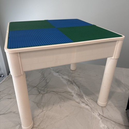 Building Blocks Child Size Play Table With Storage Can be used as Water Table