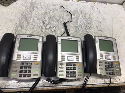 LOT OF 3 Avaya Nortel 1140E IP Business Phones WORKING *READ DESCRIPTION*