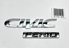 Jdm Fit For Honda Civic Ek 1996-2000 Ferio Rear Emblem Replica Part