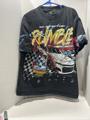 Pacsun Streetwear NASCAR Themed T-shirt Thunder Racing Size Large CC11