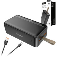 Powerbank 40000Mah 20W Qc Pd USB-C Krugermatz