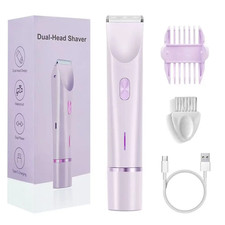 Viral Dermave Inspired Bikini Trimmer Shaver 2-in-1 Rechargeable  Waterproof