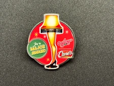 Raising Cane's Chicken Fingers Collector Pin A Christmas Story Leg Lamp