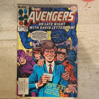 The Avengers #239 (Marvel Comics 1984) Late Night of the Super-Stars!