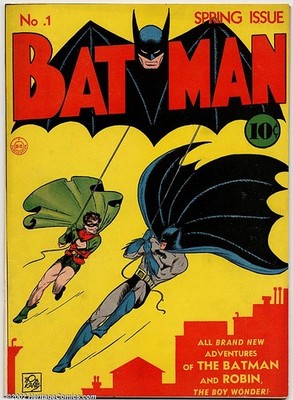 Batman No.1 Classic Golden Age Comic Cover Wall Art Poster Print 24x36