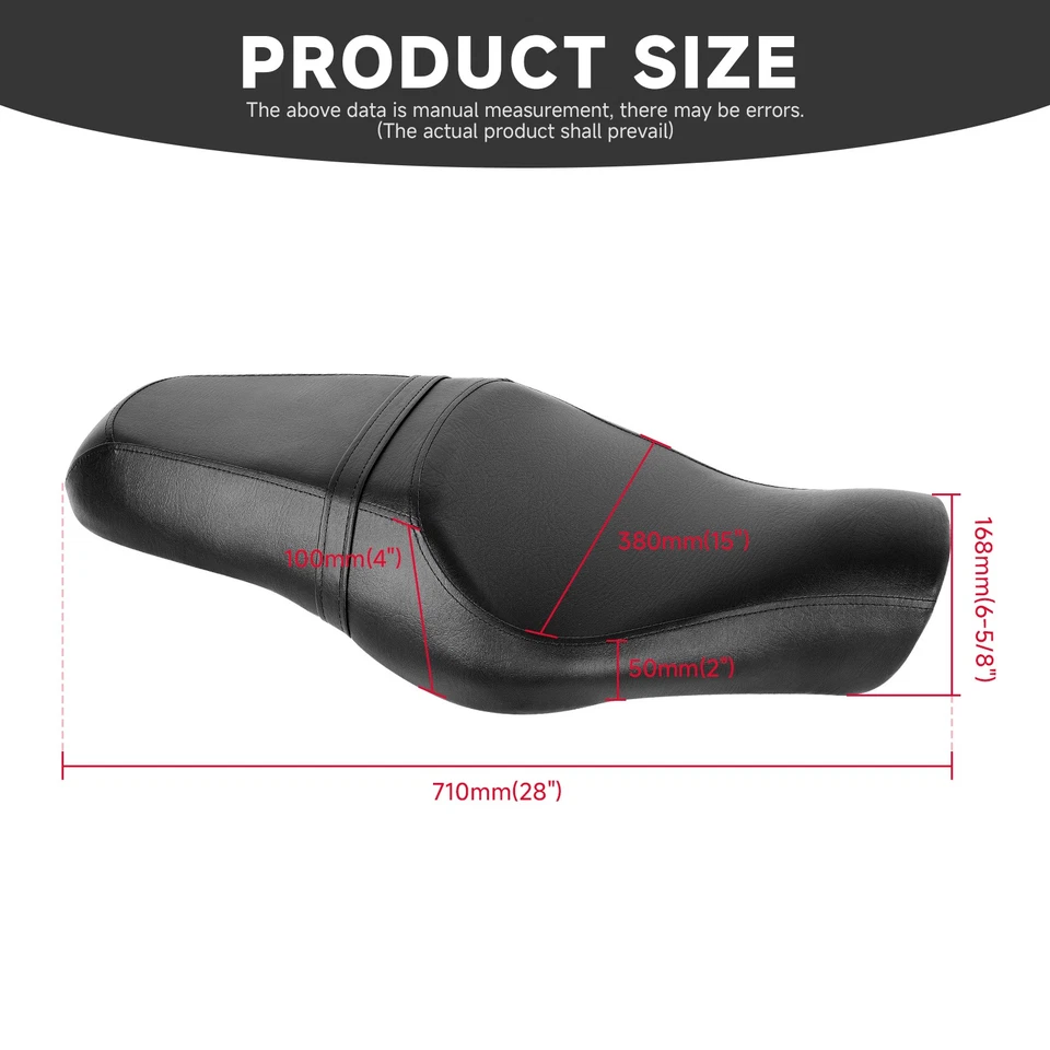 Asiento de dos asientos para conductor y pasajero personalizado de hierro 883 para Harley Sportster XL 883 1200 Foto 4 de 4