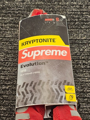 Supreme X Kryptonite 1010 Integrated Chain Lock SS21 Reflective Box 3 KEY - Picture 2 of 11