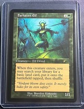 MTG Farhaven Elf (Retro Frame) Store Championship Promo Magic the Gathering Card
