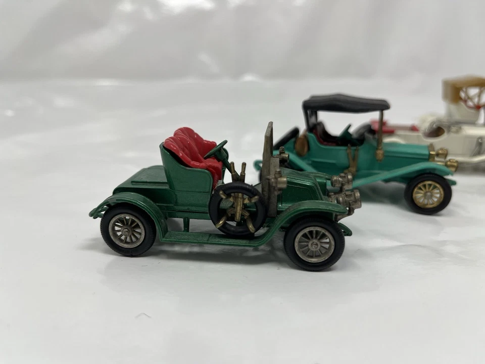 Matchbox Lesney Modellautos Yesteryear Oldtimer 4er Set Opel Renault Roadster - Bild 2 von 4