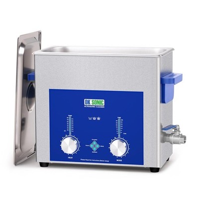DK SONIC Industrial Ultrasonic Cleaner 6L,180W Commercial Sonic Cleaner with Enc