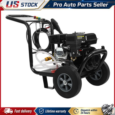 #ad Gas Pressure Washer 3500PSI 7HP Engine 3.6L Tank Quick Connect For Cars Fences $254.99